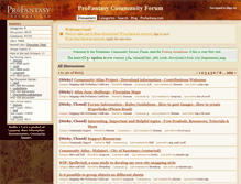 Tablet Screenshot of forum.profantasy.com